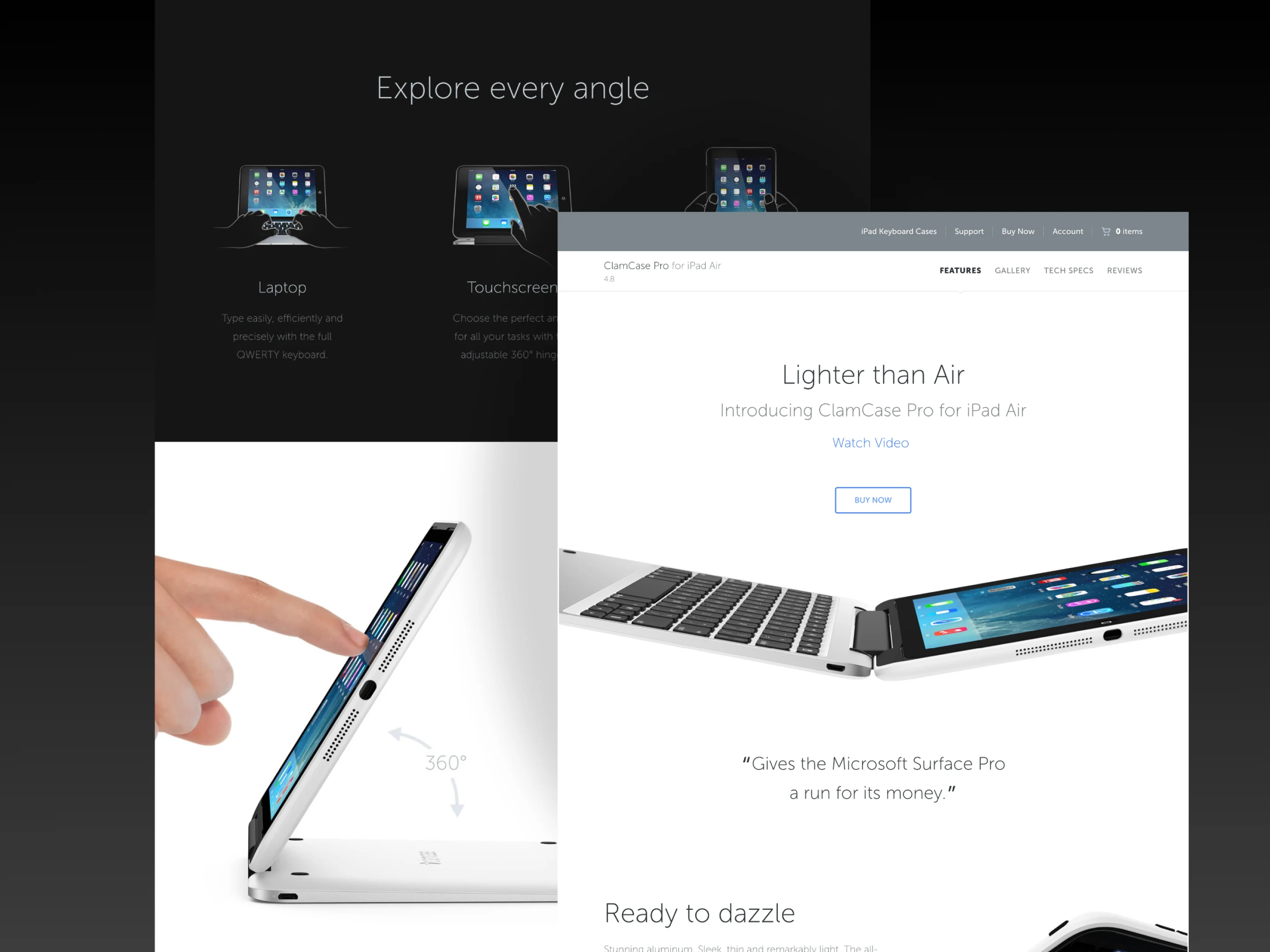 Wide digital showcase image